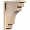 Ekena Millwork Mediterranean Smooth Corbel w/Backplate, Douglas Fir, 5 1/2"W x 12"D x 16"H COR06X12X16MED01SDF - alternate 1